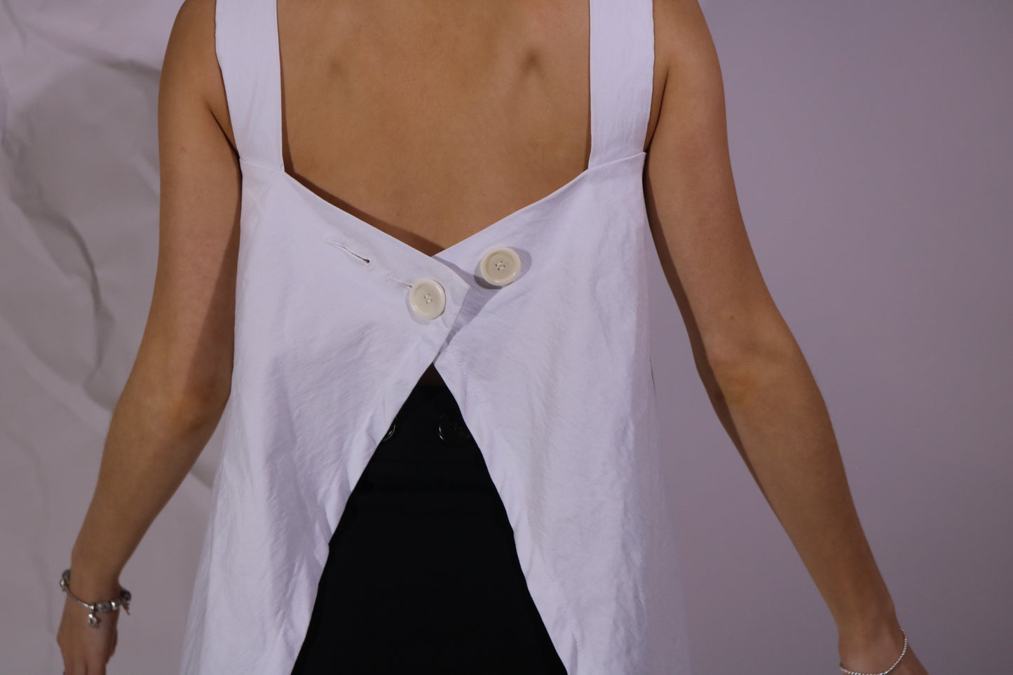 The White Macy Top