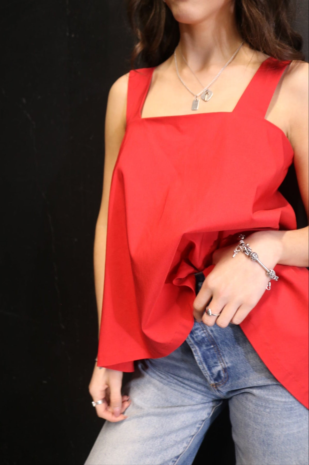 The Red Macy Top