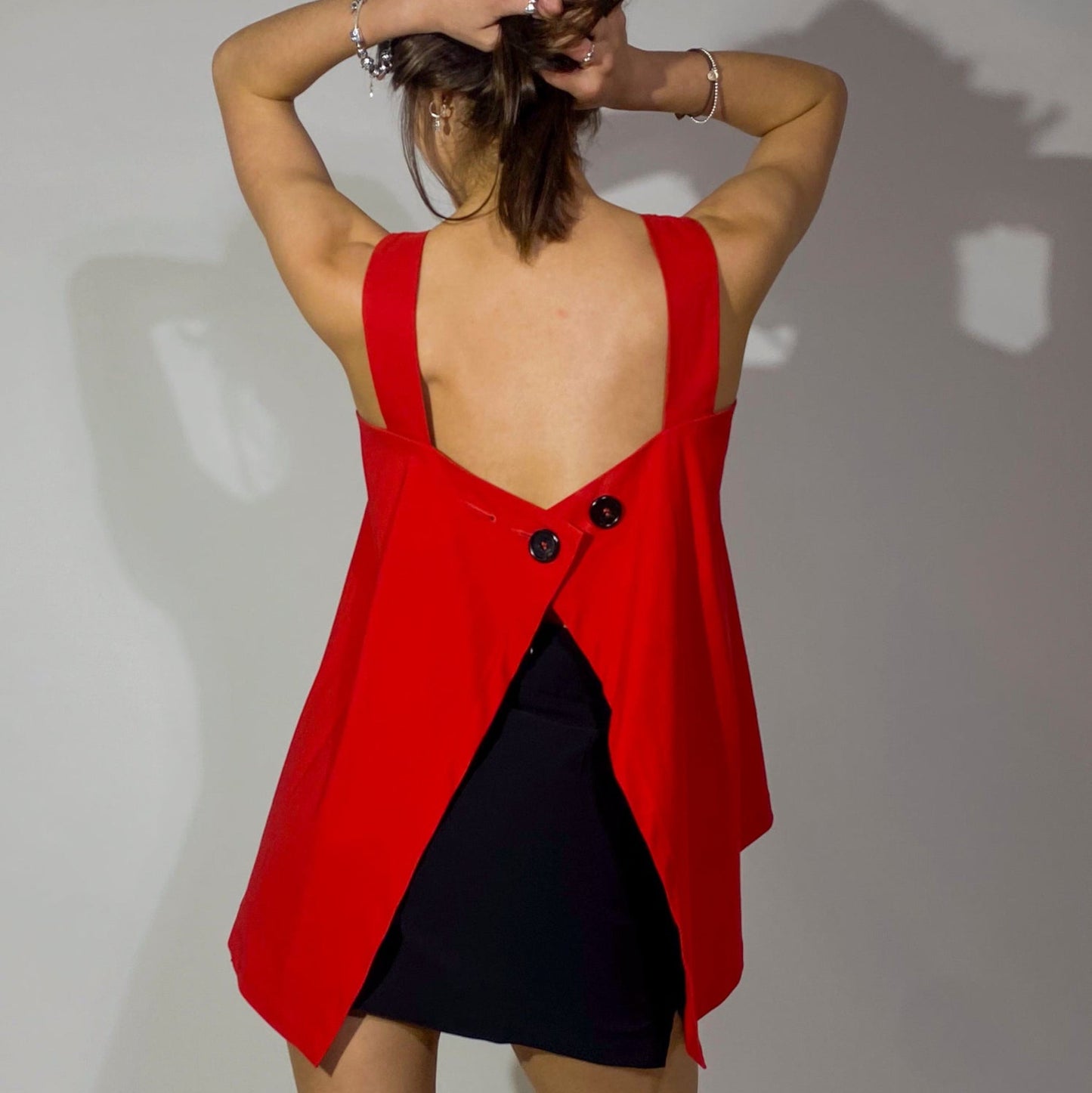 The Macy Top - Red