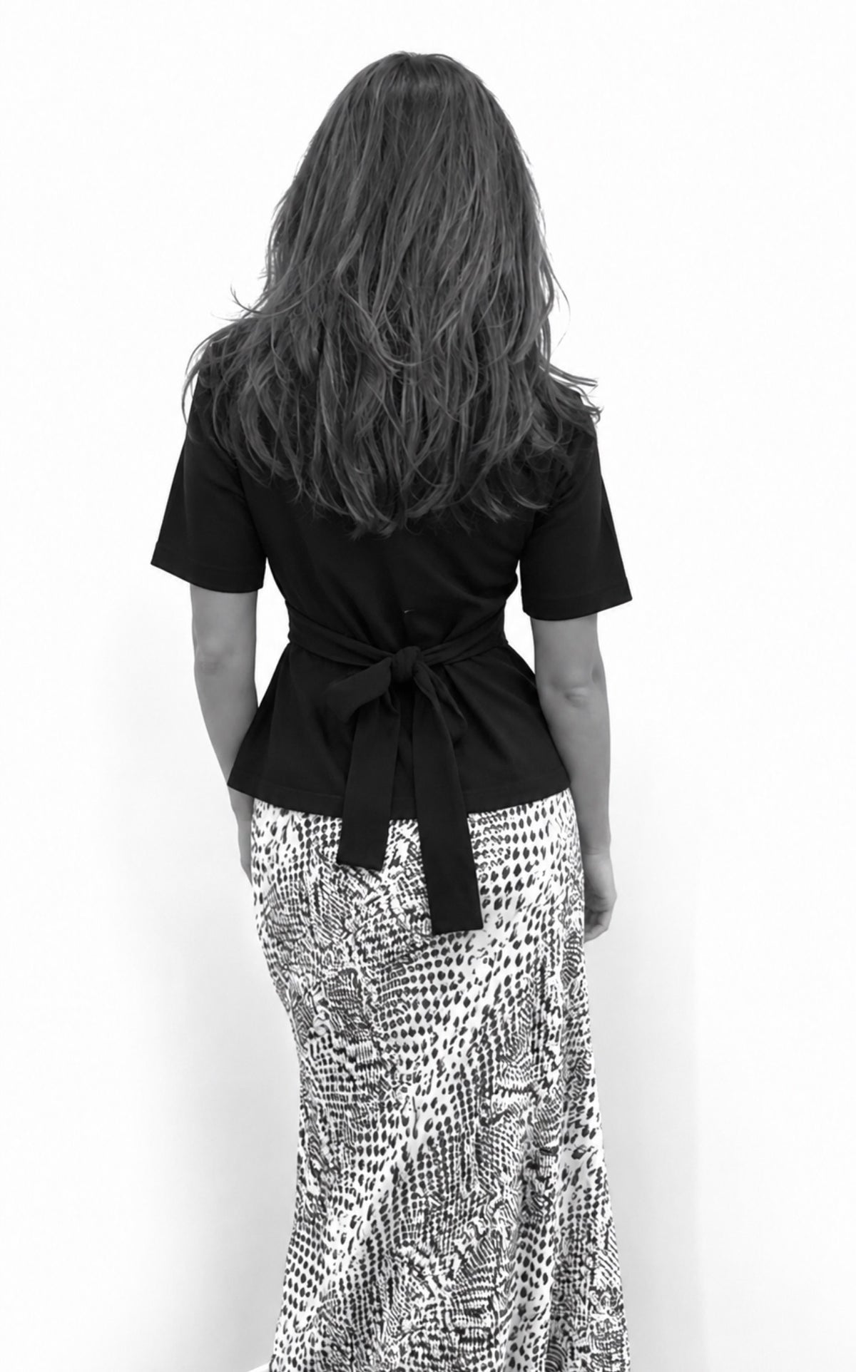 PRE ORDER Lou Short Sleeve Top in Black | Thick Cotton