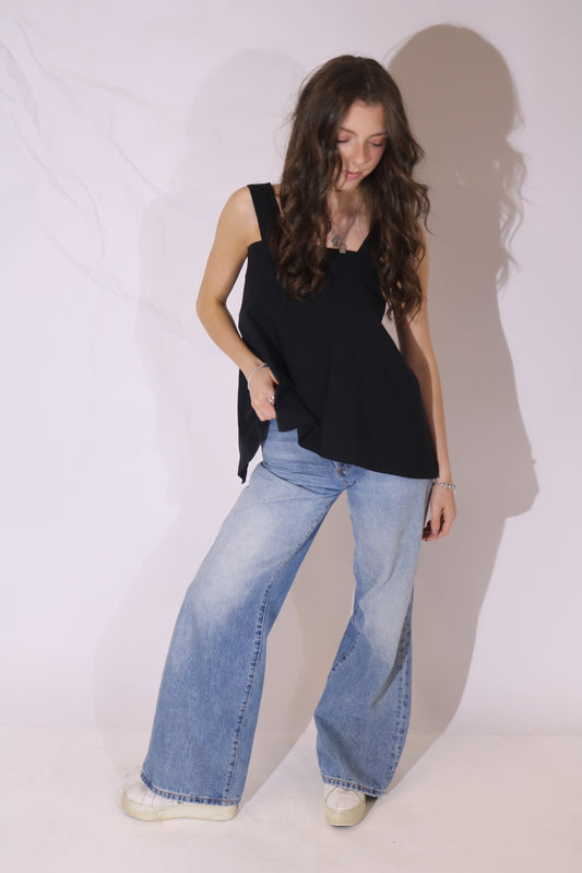 The Black Macy Top