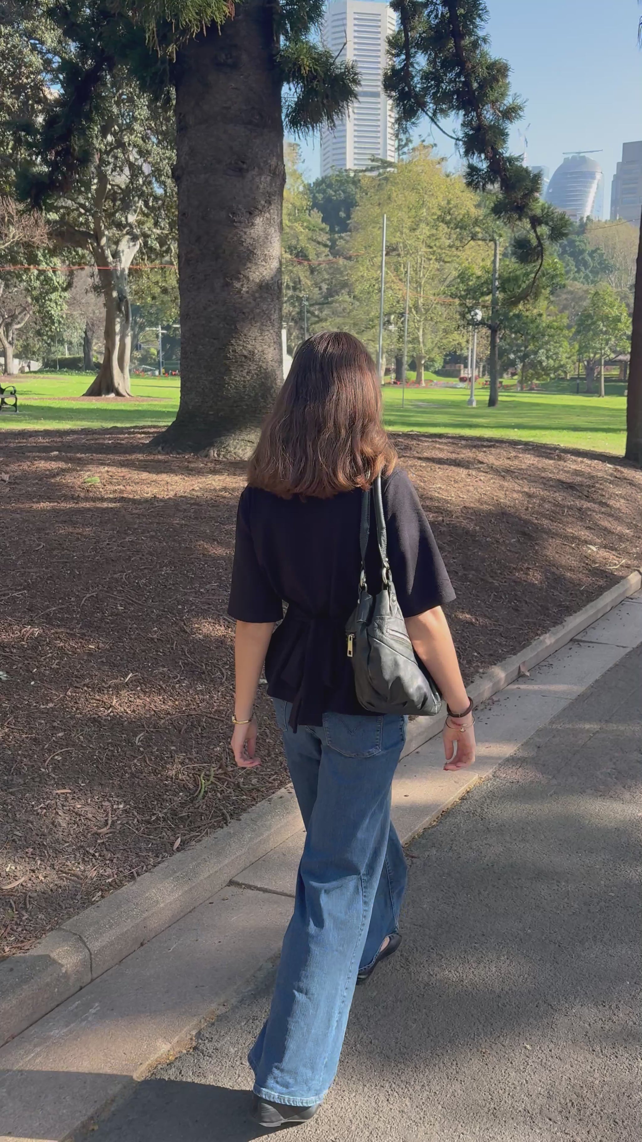 Short Sleeve Cinched In Tie Back Top in a Bow
